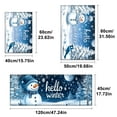 thumbnail image 6 of YIMEIS Merry Christmas Gnomes Black Fall Kitchen Rugs and Mats Set of 2, Winter Holiday Party Low-Profile Floor Mat Decorations for Home Kitchen 2pcs 16''*24'' and 17''*47'' in, 6 of 10