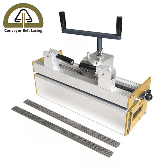 Conveyor Belt Lacing-14 Pieds' Attaches de Ceinture Lacet Manuel pour Rouleau PVC PU Outil de Ceinture de Conveyeur Flexco /crochet de Fil/poinçon Attaches 2 Bandes de Face