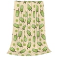 thumbnail image 2 of Vsdgher Kiwi Ice Cream Ultra-Soft Micro flannel Blanket Throw Blankets for Couch Sofa, Bed (4 sizes)-50"x40", 2 of 7