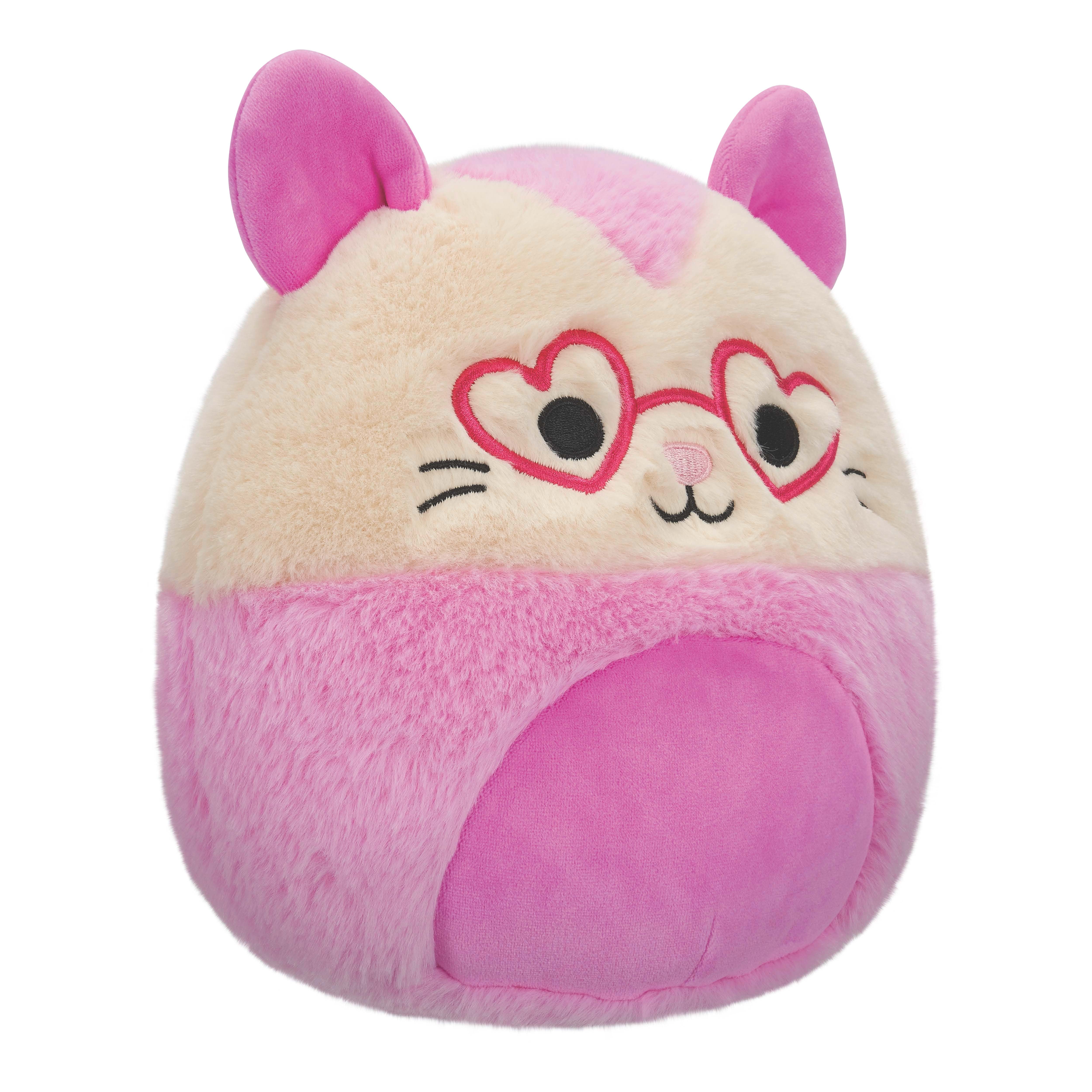 Squishmallows FuzzAMallow 8in Chambless Pink Opossum Plush Toy