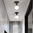thumbnail image 4 of SHENMO Lampe de Plafond Moderne, Lampe de Plafond en Métal Noir, Ceili Moderne, 4 of 5