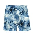 thumbnail image 5 of zfhfof Men's Tie Dye Beach Shorts Elastic Waist Drawstring Lightweight Summer Casual Hawaiian Vacation Shorts with Pocket, 5 of 6