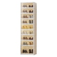 thumbnail image 4 of Space-Saving Collapsible Shoe Storage Cabinet – 9-Tier Stackable Organizer with Magnetic Clear Doors, Fits 18 Pairs, Heavy-Duty Plastic Shoe Rack for Hallway, Closet, Entryway – 9th Floor, 4 of 8