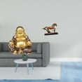 thumbnail image 2 of Escultura de Buda Maitreya, estatuilla, obra de arte coleccionable, adorno de arte, estatua de Buda sonriente, estatua de caballo, Feng Shui chino, me, 2 of 8