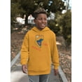 thumbnail image 2 of Dinner Time, Dinosaur Smiling Hoodie Juniors -Image by Shutterstock,  Small, 2 of 4