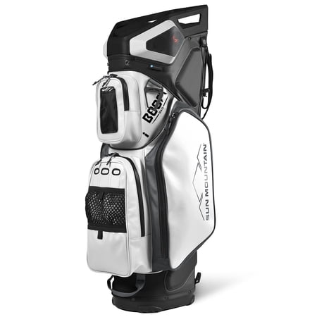Sun Mountain Golf Boom 5-Way Cart Bag Black/White