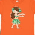 thumbnail image 3 of Inktastic Brown Haired Hula Girl Girls Toddler T-Shirt, 3 of 4