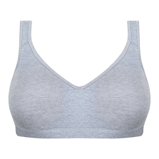 Top Fruit of the loom para Mujer, Fresco Gris Talla EG