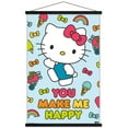 thumbnail image 1 of Hello Kitty - Happy Wall Poster, 22.375" x 34", 1 of 4
