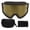 Black Frame Yellow Lens, variant on Yajisi Ski Goggles Double Layer Sun Protection Anti Fog Adjustable Elasticity Snowboard Goggles for Men Women Youth Black Frame Yellow Lens