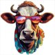 thumbnail image 1 of 5D DIY Con Taladro Vaca Lechera Arte Artesanal 30x30cm, 1 of 9