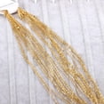 thumbnail image 4 of QQTDFG Wholesale In Bulk Lots Silver/Gold 316L Stainless Steel Rolo Oval Chain Necklace-Gold-10pcs-2mm wide-22 inch Necklace, 4 of 8