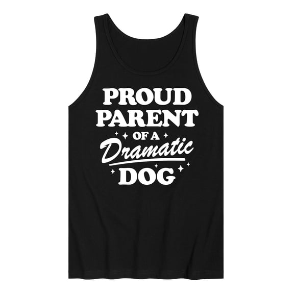 Instant Message - Proud Parent Dramatic Dog - Men's Jersey Tank Top