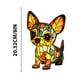 thumbnail image 4 of Colgante acrílico con diseño de perro | Adorno transparente y duradero para amantes de los perros | Decoración coleccionable única para el hogar, el coche y la oficina | Regalo perfecto de cumpleaño, 4 of 4