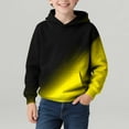 thumbnail image 4 of Sudadera con capucha para niño, con estampado de color, manga larga, informal, deportiva, con capucha, manga larga, sudadera con capucha, top con inserciones en los hombros, blusa de poliéster para ni, 4 of 7