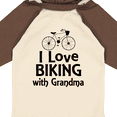 thumbnail image 4 of Inktastic Biking with Grandma Cycling Boys or Girls Long Sleeve Baby Bodysuit, 4 of 5