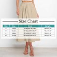 thumbnail image 3 of Skirts For Women Sevevn Womens Midi Length Skirt 2025 Business Casual Flowy A Line Skirts with Pockets Teacher Outfits High Waisted Skirts For Women, 3 of 8