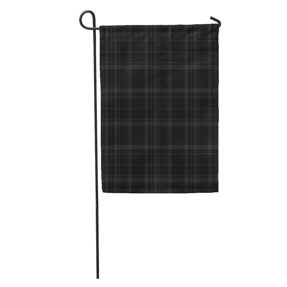 SIDONKU Abstract Plaid Tartan Repeatable Black and White Alice Buffalo Check Garden Flag Decorative Flag House Banner 12x18 inch