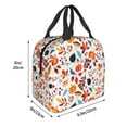 thumbnail image 3 of Honeii Autumn Pumpkins Fall Leaves Print Lunch Bag Women, Lunch Box Lunch Bag for Women Adult Men, Small Leakproof Cute Lunch Tote Large Capacity Reusable, 3 of 8