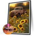 thumbnail image 2 of Pintura de diamante 5D DIY Taladro redondo completo Girasol Kit de coche Decoración para el hogar Artesanía(2) FLhrweasw Nuevo, 2 of 9