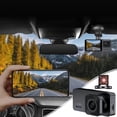 thumbnail image 2 of Heliisoer Dash Cam WiFi 1080P FHD Car Driving Recorder 2-inch IPS Screen Three Lens Car Camera 170 Wide Angle/Motion Tracking/Reverse Image/G Sensor/HD Night Vision, 2 of 9