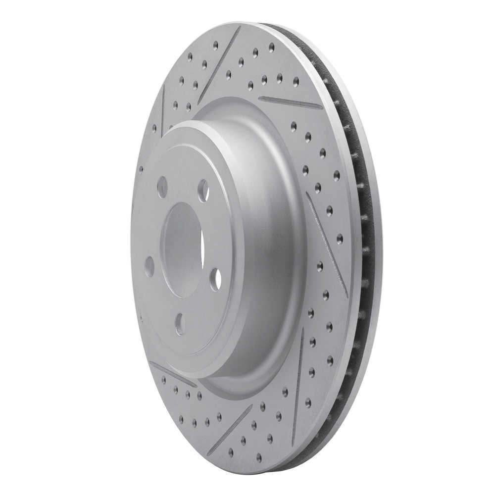 Dynamic Friction Company 830-39021L DFC Geoperformance Rotor - Drilled and Slotted