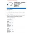 thumbnail image 2 of Headlight Connector - Compatible with 2001 - 2005 IS300 2002 2003 2004, 2 of 2