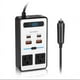 thumbnail image 1 of Inversor de Corriente para Automóvil 200 W, Inversor de CC 12 V A CA de 110 V, para Vehículos, Computadoras Portátiles,Juegos,Viajes,la Mayoría los Dispositivos, Enchufe de EE. UU., 1 of 5