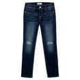 thumbnail image 2 of Jordache Girls Mid Rise Destructed Skinny, Sizes 5-18 & Slim, 2 of 6