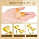 thumbnail image 4 of 10 Uds. Anillos para Servilletas con Lazo, Anillos Dorados para Servilletas con Lazo, Anillos para Servilletas, Servilletero con Lazo de Metal, Hebillas para Servilletas, 4 of 5