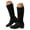 a-Black, variant on Pandaie Slouchy Knee High Boots for Women Classic Faux Suede Leather Low Heel Zip Pull on Fashion Long Tall Riding Boot for Fall Winter