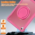 thumbnail image 7 of XYX For iPad 11th 2025/iPad 10th 2022 Case 10.9 inch, 360 Rotating Hand Grip, Shoulder Strap, Heavy Duty Drop Protection, Rose, 7 of 7