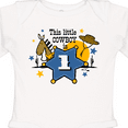 thumbnail image 4 of Inktastic Little Cowboy 1st Birthday Boys Long Sleeve Baby Bodysuit, 4 of 5