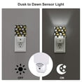 thumbnail image 3 of Cauagu Lilies Flowers Print LED Nightlight,0.5W Night Lights Plug into Wall 1 Pack with Dusk-to-Dawn Light Sensor Soft Glow Lamp for Bathroom Adult Hallway-UK, 3 of 7
