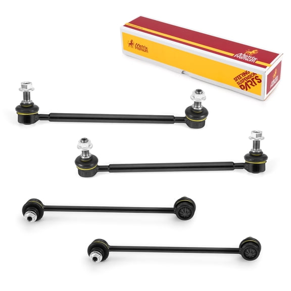 Metrix Premium Chassis Parts - 4 PC Front & Rear Stabilizer Bar Link Kit Fits 2010-2012 Lexus ES350, Replacement K750417, K750416, K750011