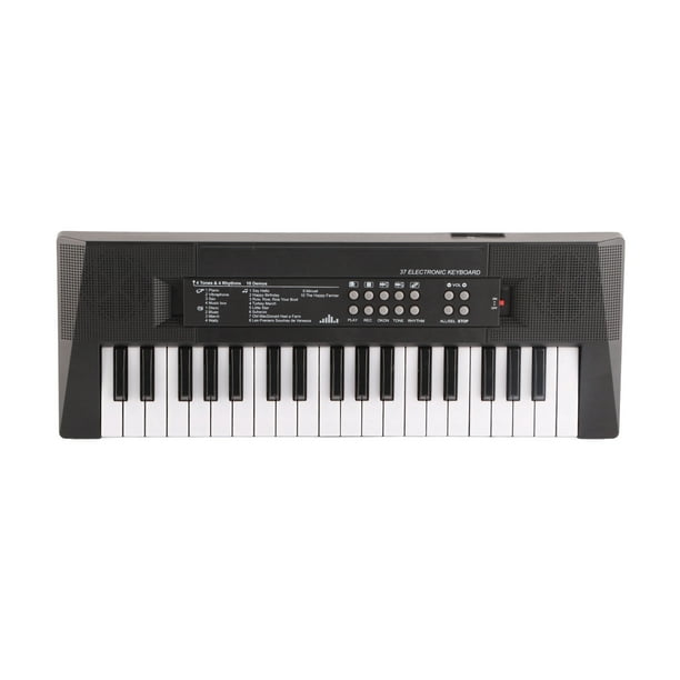 Teclado eléctrico Bling Bling Piano de 37 teclas para niños con micrófono y grabación
