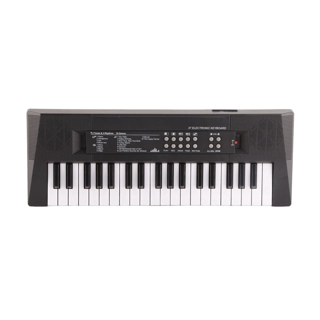 Teclado eléctrico Bling Bling Piano de 37 teclas para niños con micrófono y grabación