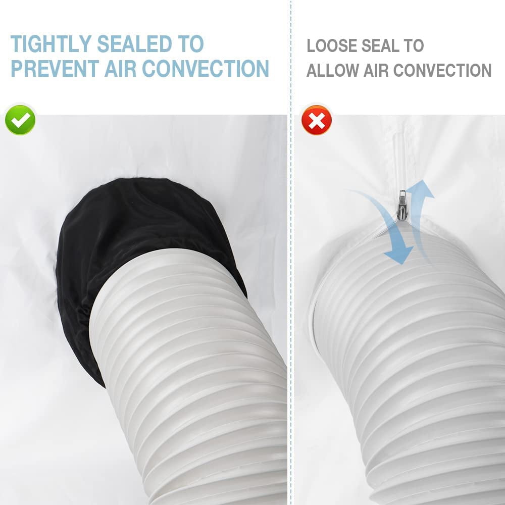Waterproof Window Seal for Portable Air Conditioner Tilting Sloping Windows