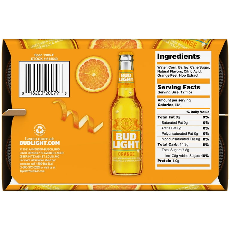 How Many Carbohydrates In Bud Light Orange Shelly Lighting