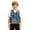Blue, variant on Kids Sleeveless Multi-Pocket Outdoor Vest With Full Zip Lightweight Camping Hiking Vest For Boys Multiple Camo Patterns Green 9-16 Years