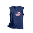 thumbnail image 4 of Nrmvnmi Tank Top for Women Patriotic Sleeveless Shirts 4th of July Tank Shirt American Flag Shirt Tees Mothers Day Gifts, 4 of 5