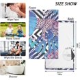 thumbnail image 2 of Coolnut Jungle Leopard Geometric Patterned Hand Towels 2 PCS, Cotton Bath Towel for Drying Face Hands Body Decorative Water Absorbent Lightweight Towels for Bathroom Ktichen Travel Gym, 16"x28", 2 of 6