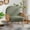 Green, variant on Apeaka Accent Chair Arm Chair with Rattan Armest and Solid Wooden Legs Upholstered Mid Century Modern Chair for Living Room Bedroom