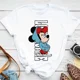 thumbnail image 1 of Camiseta con estampado de dibujos animados de Mickey Mouse para mujer, blusa de ocio de verano de Disney, ropa de estilo Simple para niña, 1 of 1