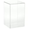 Plymor Clear Acrylic Display Case with No Base, 4" W x 4" D x 6" H