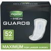 Depend Incontinence GuardsBladder Control Pads for Men, Maximum, 52 Count