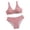 Pink, variant on Cathalem Baby Girl Swimsuit Girl's 2 Piece Gradient Bikini Swimsuit Ring Linked Ruched Bathing Suit (Light Blue,8-9 Years)