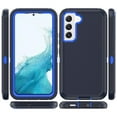 thumbnail image 7 of NIFFPD Galaxy S22 Case, Samsung S22 Case, Dual Layer Heavy-Duty Rugged Shockproof Anti-Drop Protective Case for Samsung Galaxy S22 5G Dark Blue&Blue, 7 of 7