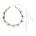 thumbnail image 2 of Diadema floral, corona de flores, accesorio floral para el cabello de boda, sesiones de fotos, accesorio de fotografía de playa para novias y damas de honor, 2 of 8