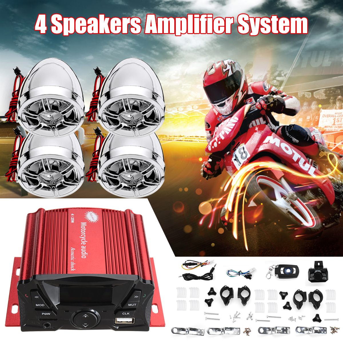 amp for motorcycle speakers